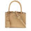 Thumbnail: Prada Beige Calf Leather Bos Taurus Handbag