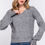 Thumbnail: Long Slv Double V-neck Sweater