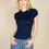 Thumbnail: Short Sleeve Crew Neck Bodysuit