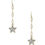 Thumbnail: Chain Link Marble Star Earring
