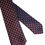 Thumbnail: Dolce & Gabbana Red Blue Circles Silk Adjustable Necktie Tie