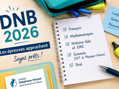 DNB 2026 : rappels importants pour les élèves de troisième