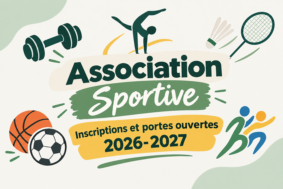 AS : Inscription et portes ouvertes 2026-2027