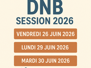 Dates et horaires du DNB 2026