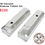 Thumbnail: SBC Fabricated Aluminum Valve Covers- Polished, Tall