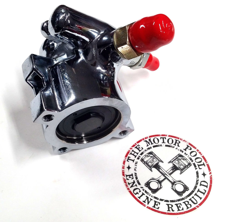 Thumbnail: GM Type II Power Steering Pump for Serpentine Setup- CHROME