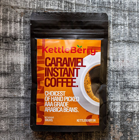 Buy Caramel flavoured instant coffee online | 50G