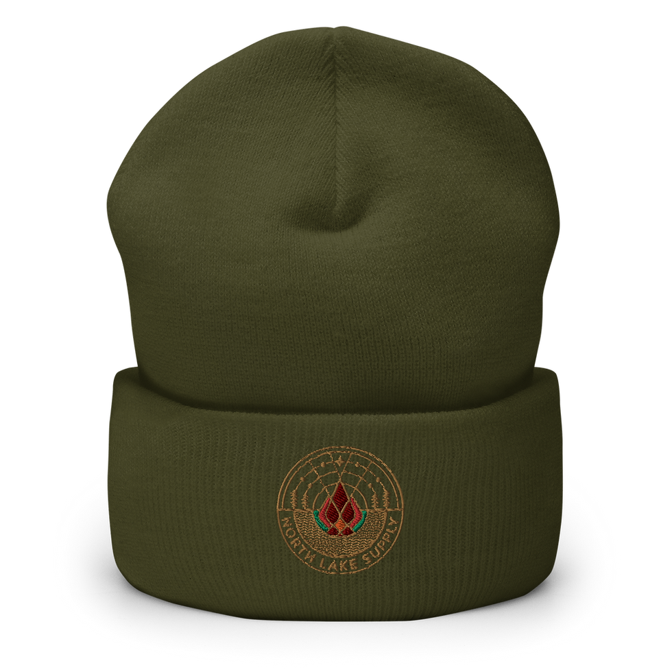 Thumbnail: Cuffed Beanie, Embroidered Logo
