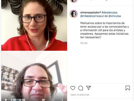 IG live con Ximena Apísdorf sobre CírculoA