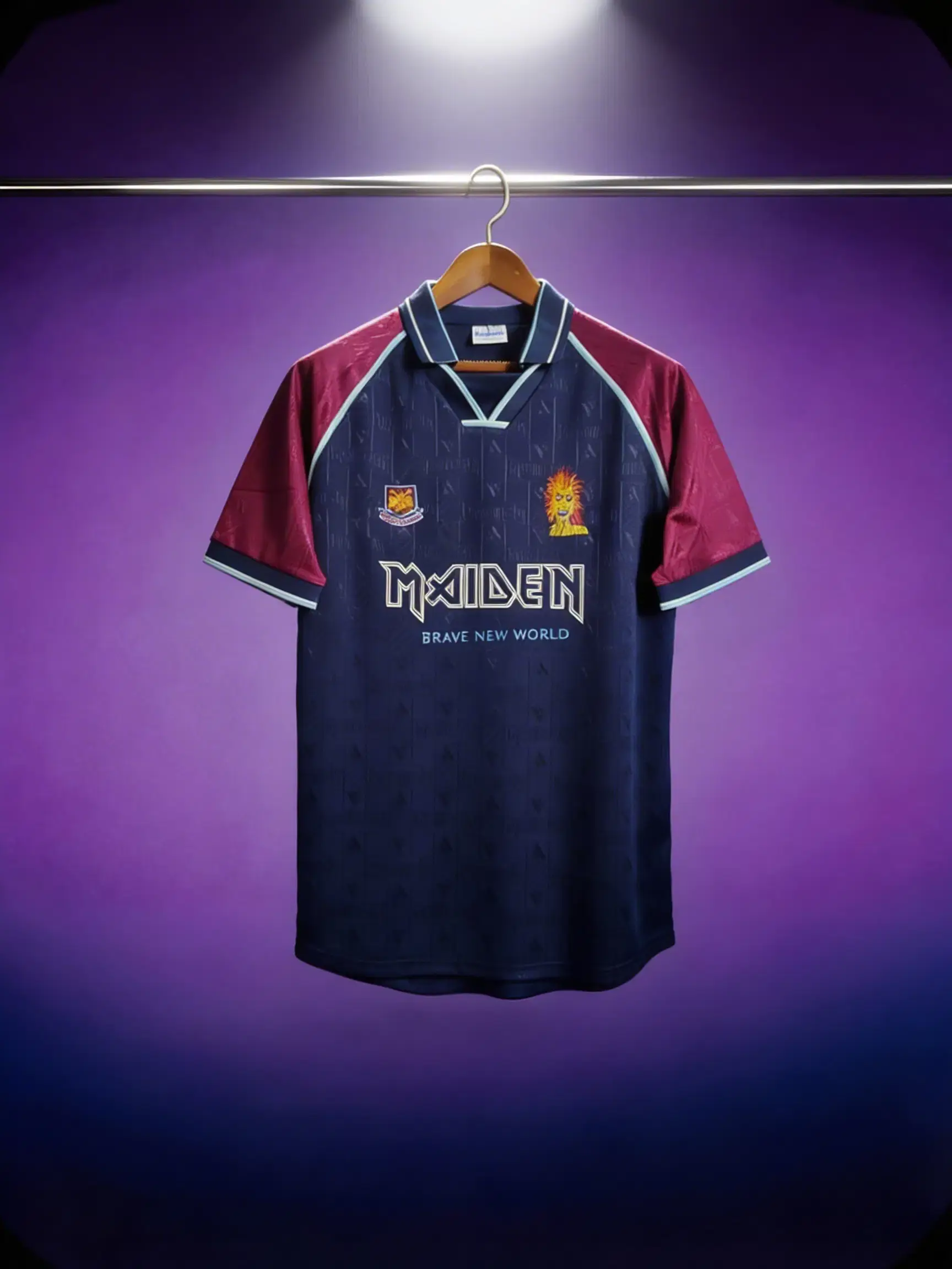 West Ham United 1999 Iron Maiden Home Jersey