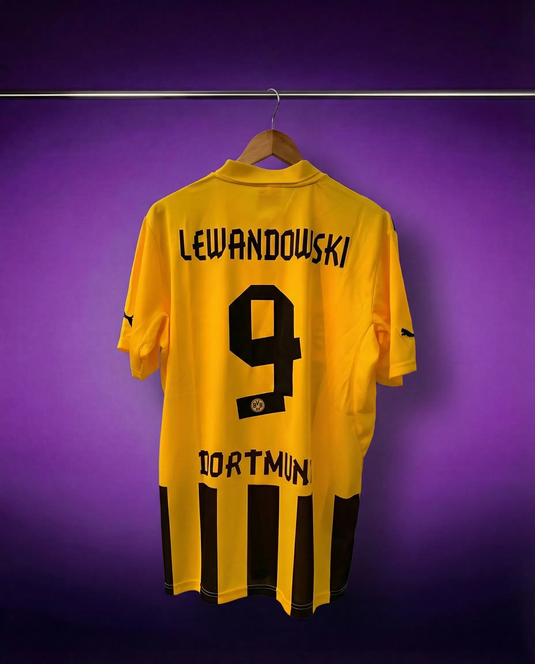 Lewandowski Borussia Dortmund 2012/2013 Retro Jersey