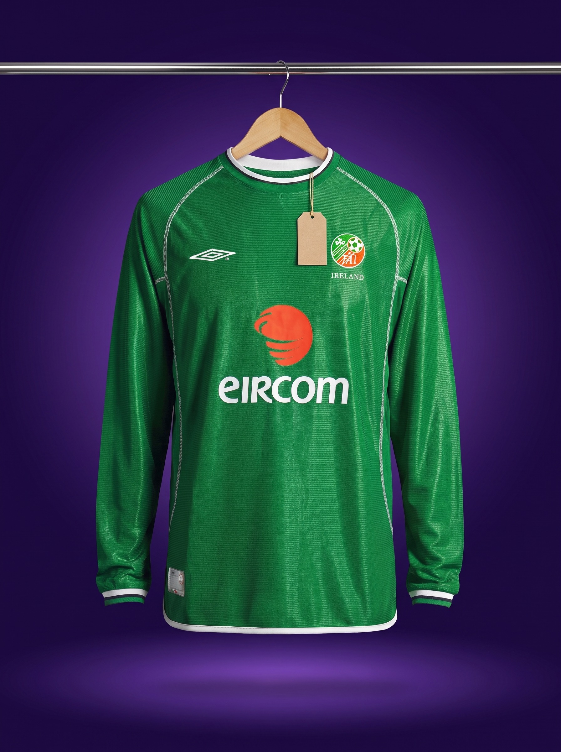Ireland 2002 Home Long Sleeve Jersey