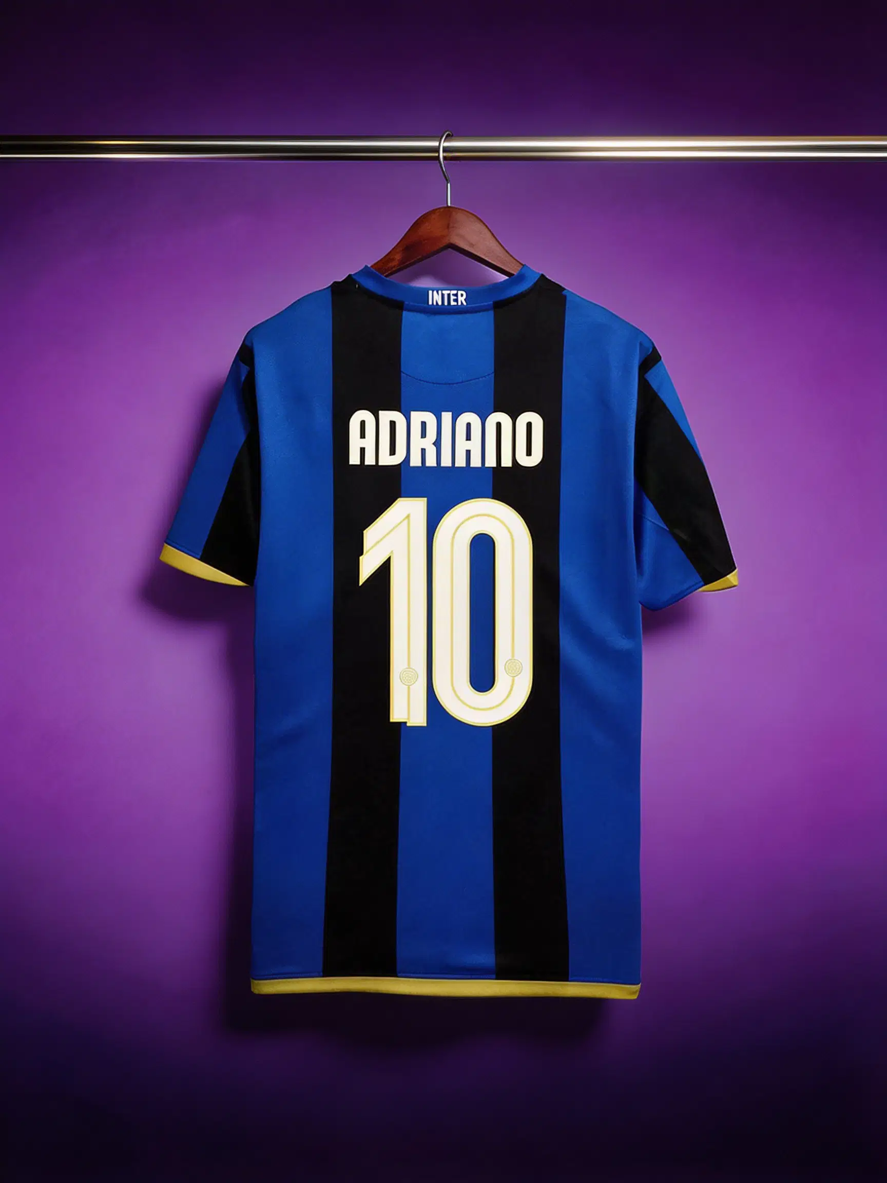 Adriano Inter Milano 2008/2009 Retro Jersey
