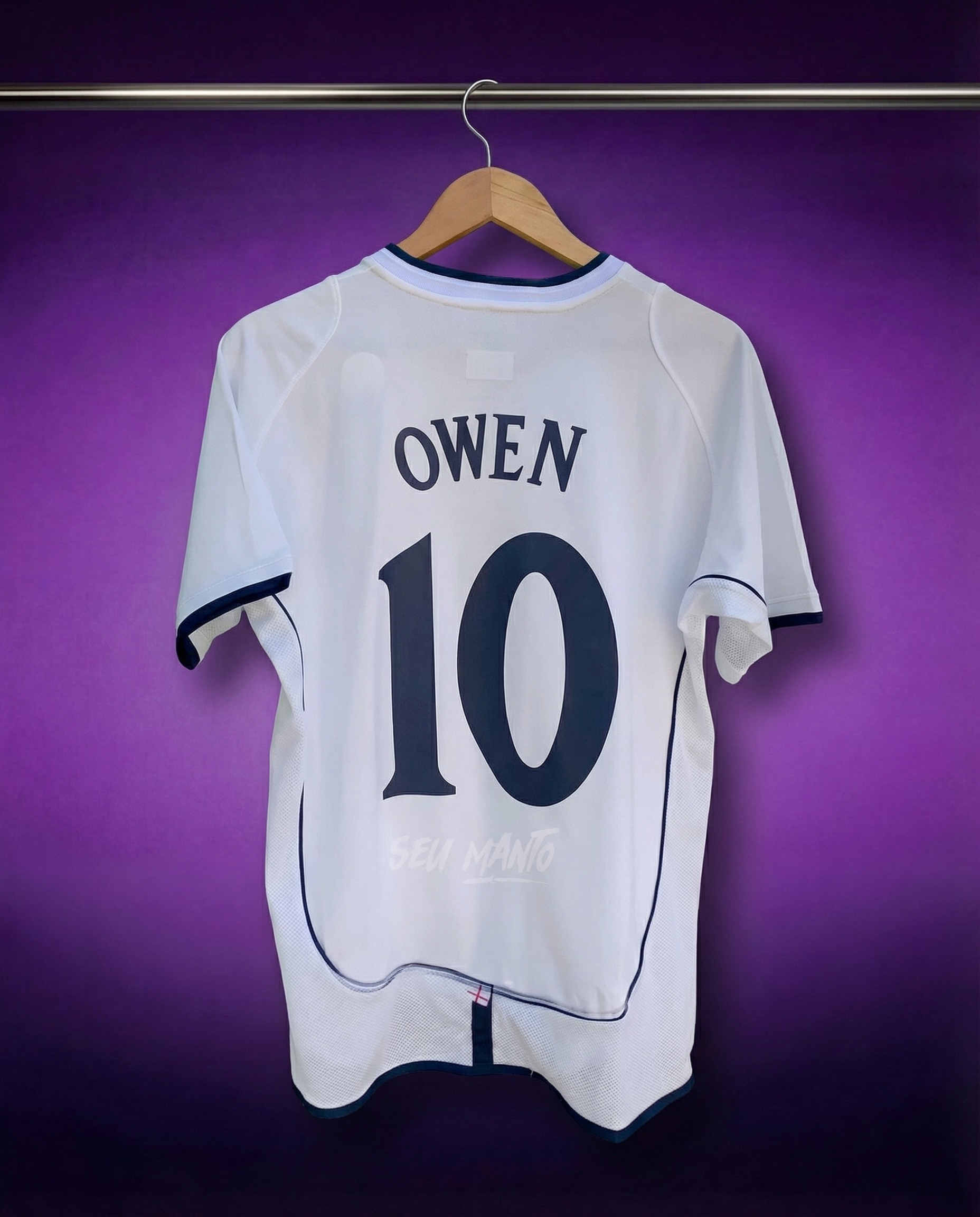 England Michael Owen Retro 2002 World Cup Jersey Shirt