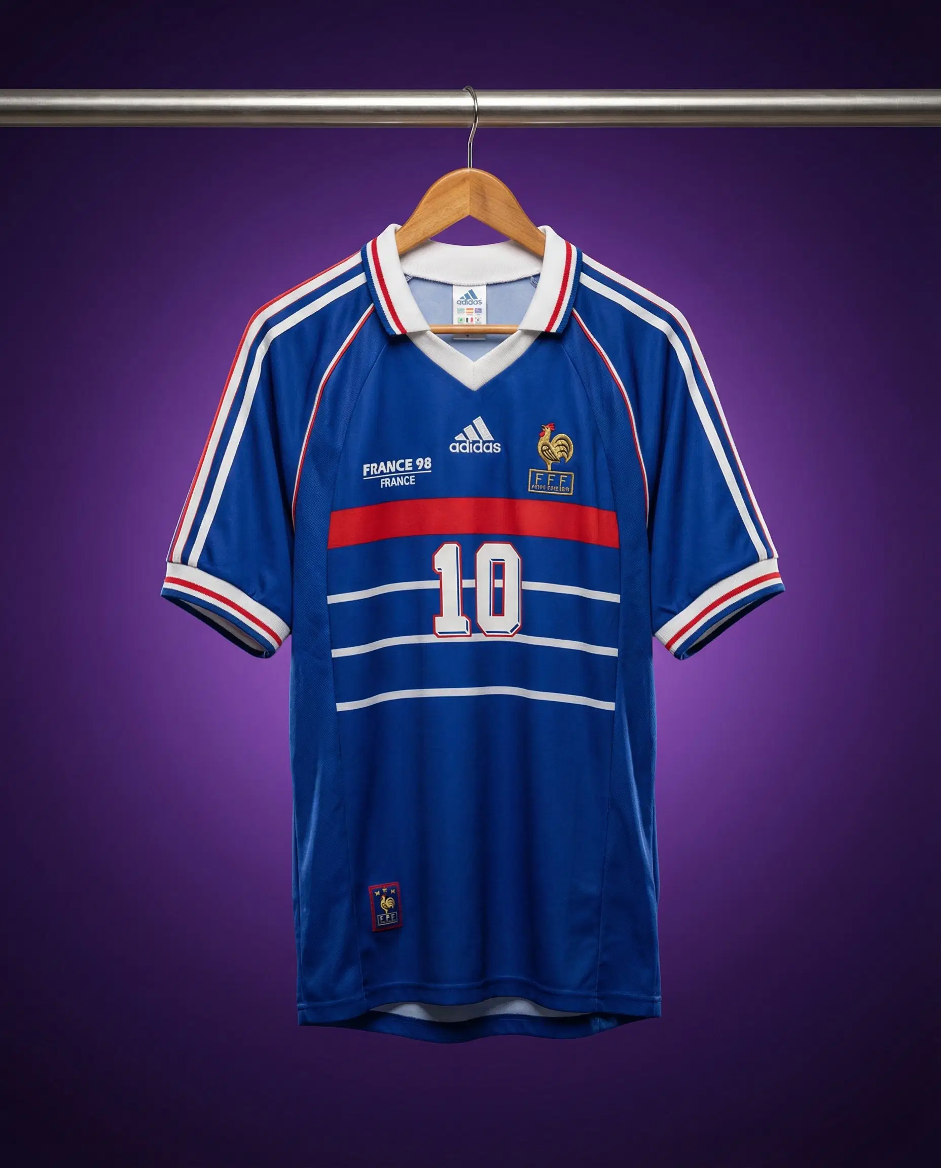 France 1998 World Cup Zidane Jersey