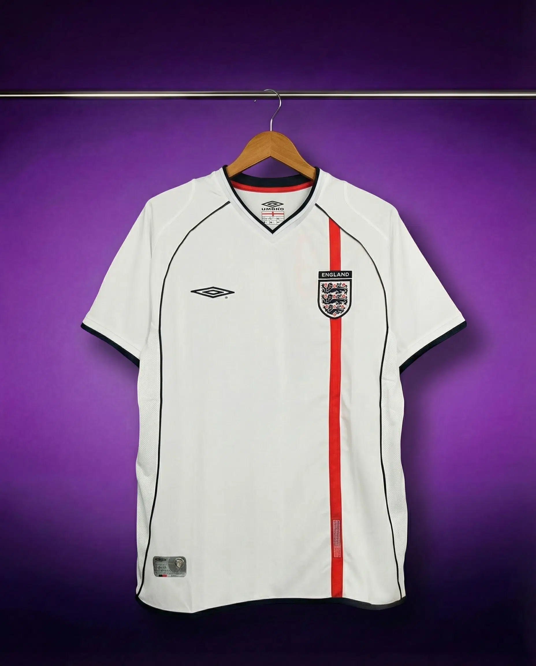 England World Cup 2002 Jersey