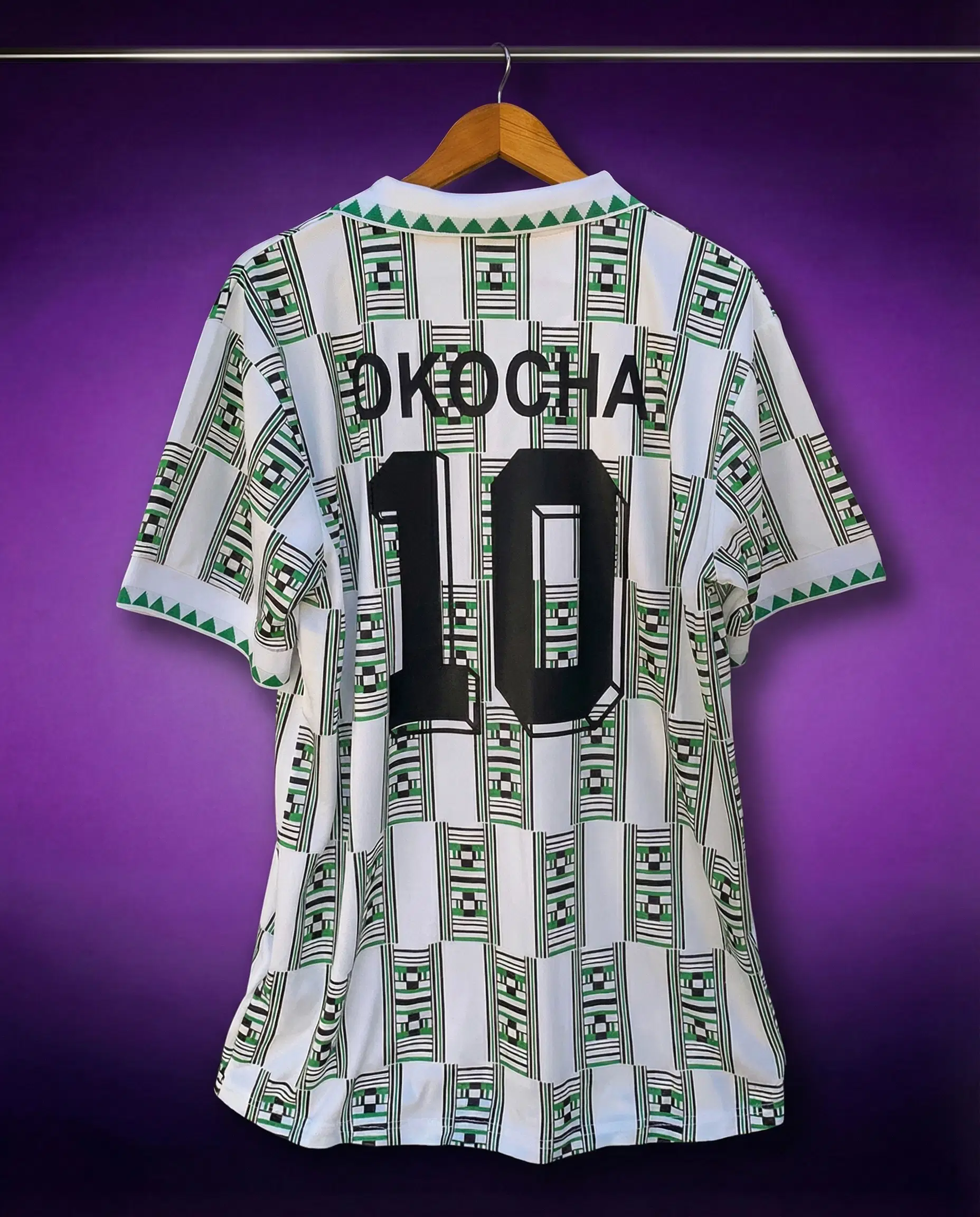 Jay-Jay Okocha Nigeria World Cup 1994 Retro Jersey