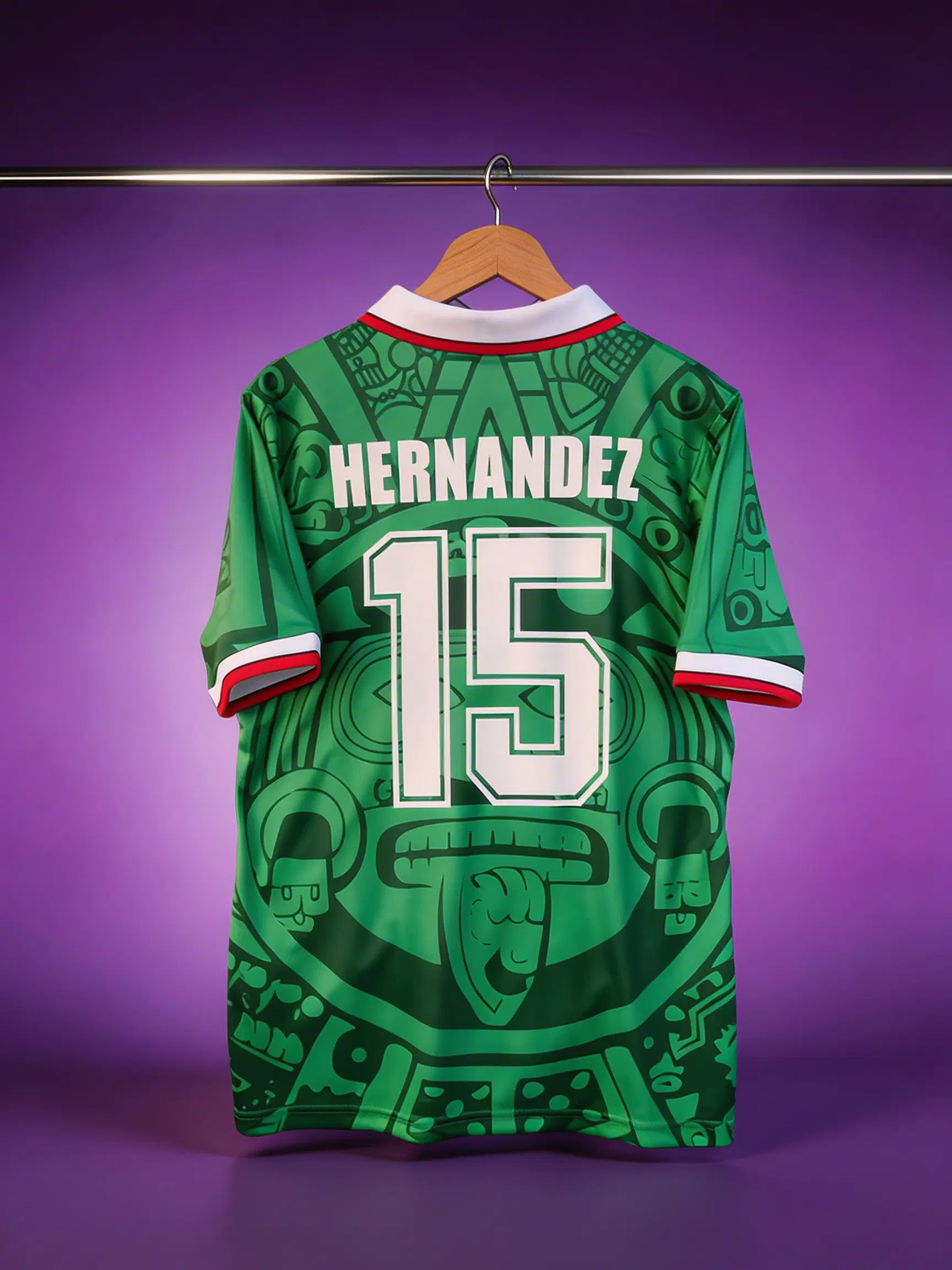 Luis Hernández México World Cup 1998 Retro Jersey