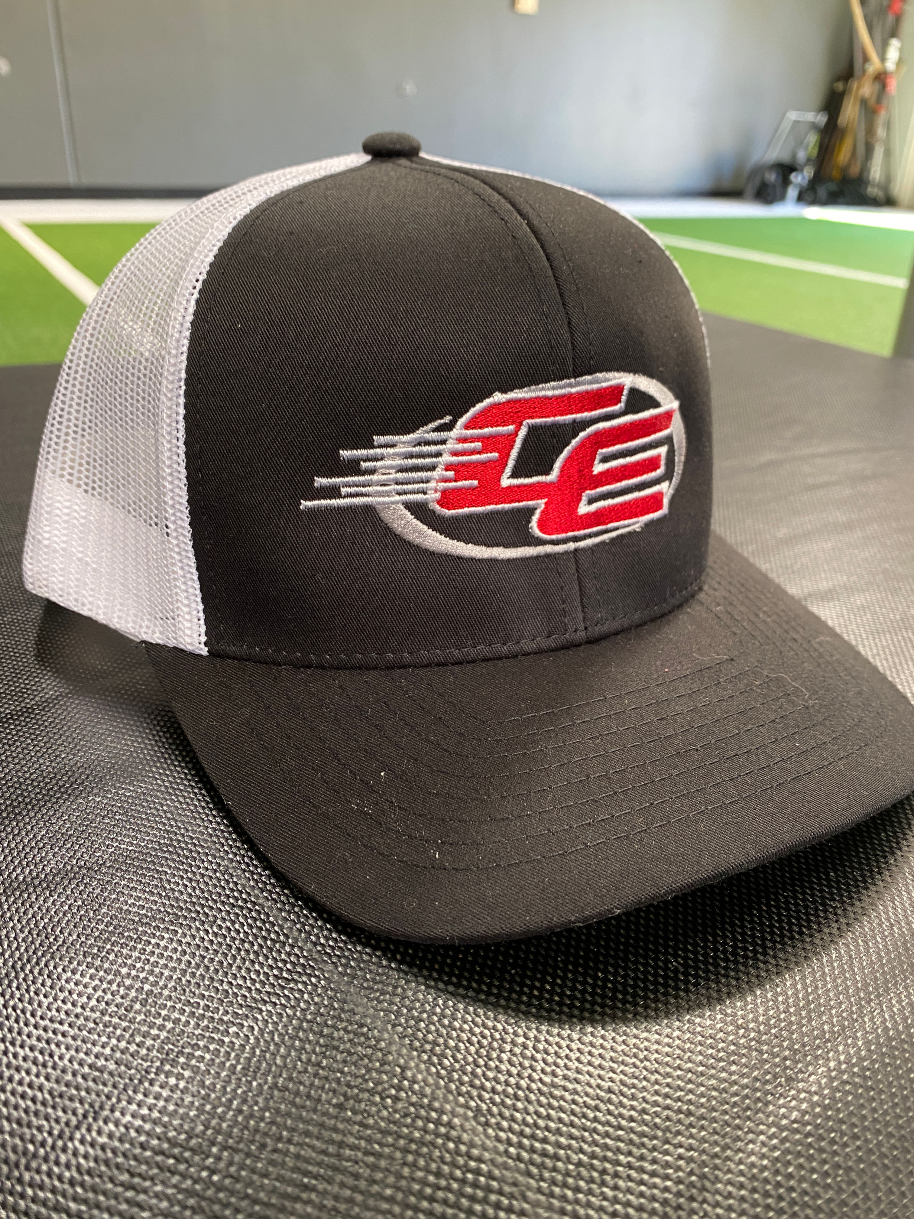 Cutting Edge Black/White Snap Back Trucker Hat