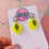 Thumbnail: Lemon Glitter Resin Earrings