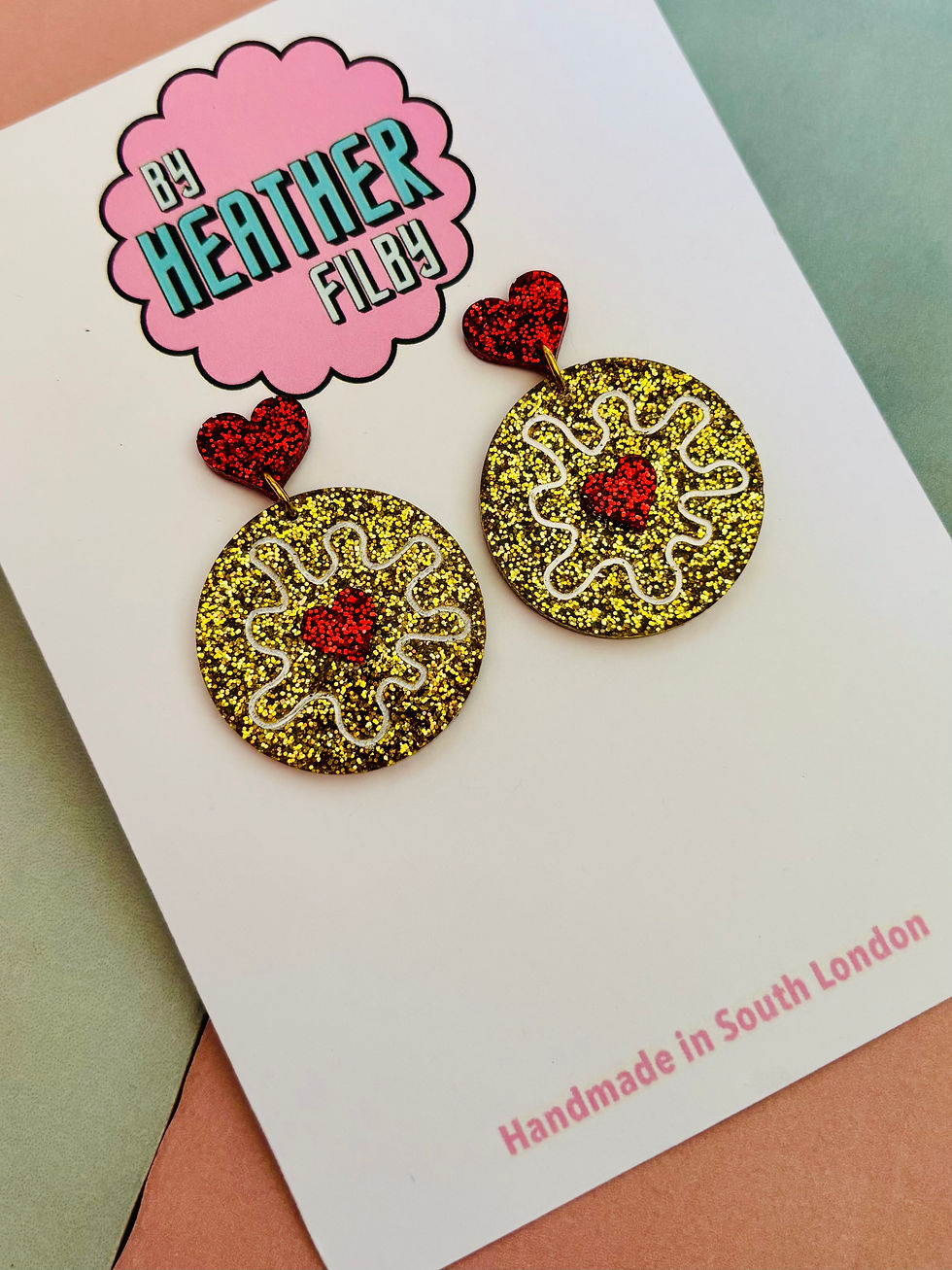 Thumbnail: ❤️ Jam Biscuit Glitter Earrings