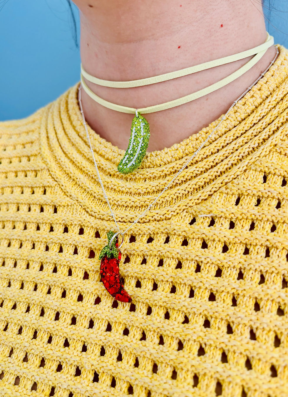Thumbnail: 🥒 Pickle Charm Necklace