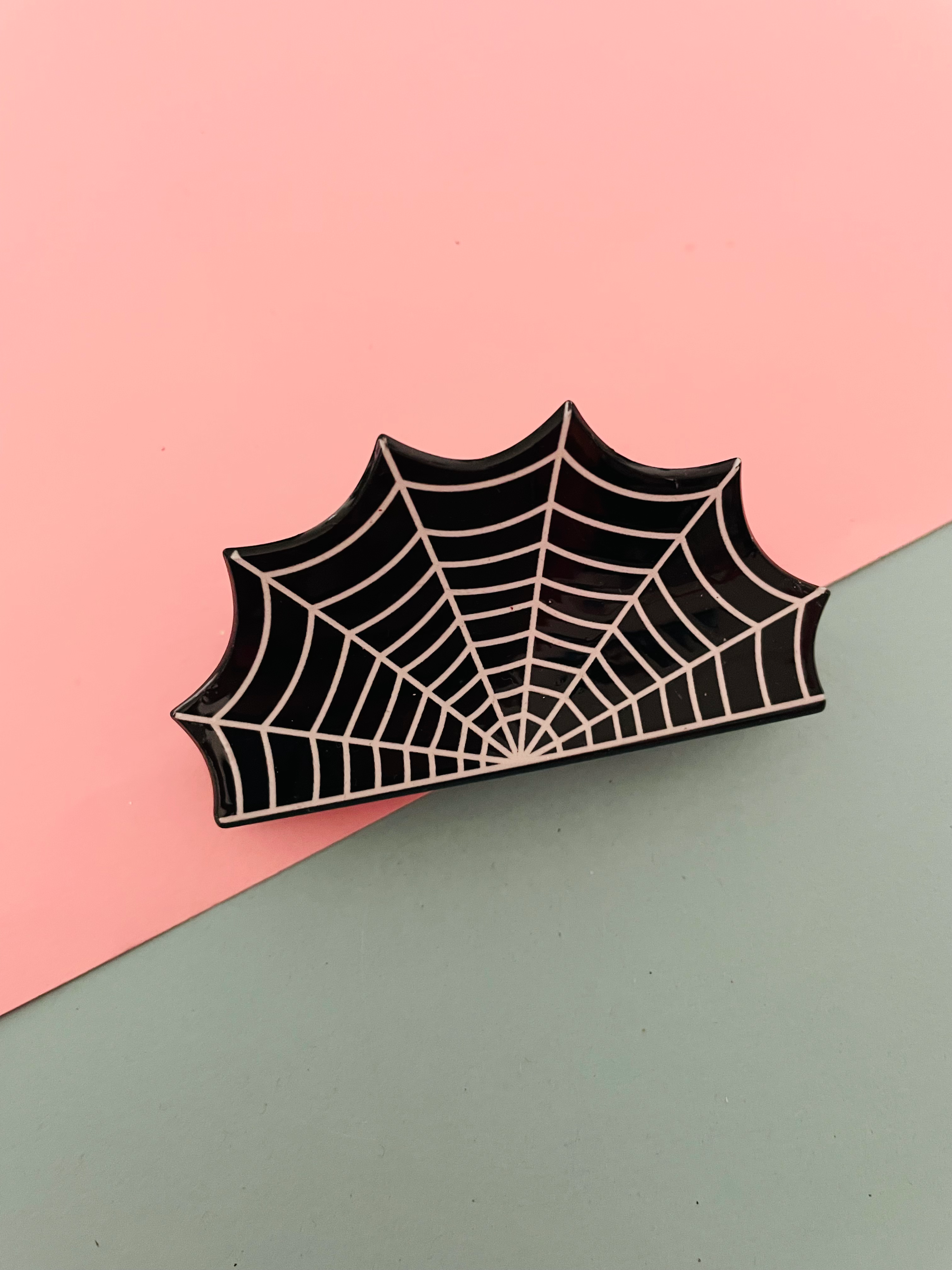 Spider Web Hair Claw