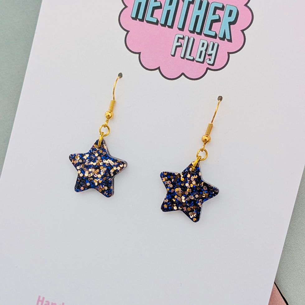 Thumbnail: Glitter Star Earrings