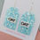 Thumbnail: Oat Milk Carton Glitter Earrings