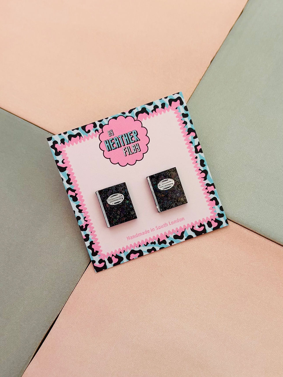 Thumbnail: 📓 Notebook Glitter Stud Earrings