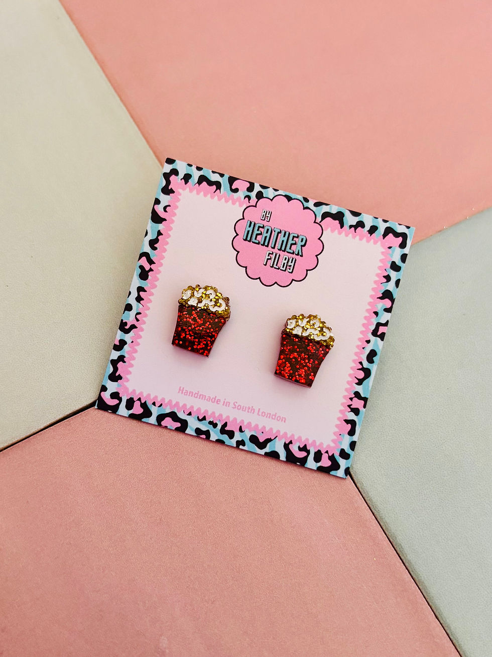 Thumbnail: 🍿 Popcorn Glitter Resin Studs