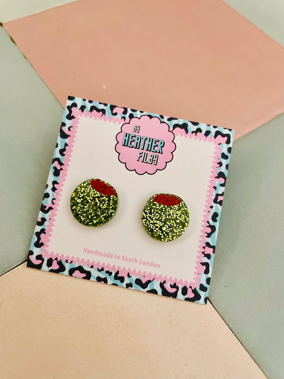 Thumbnail: 🫒 Olive Stud Earrings