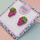 Thumbnail: Purple Glitter Grape Stud Earrings