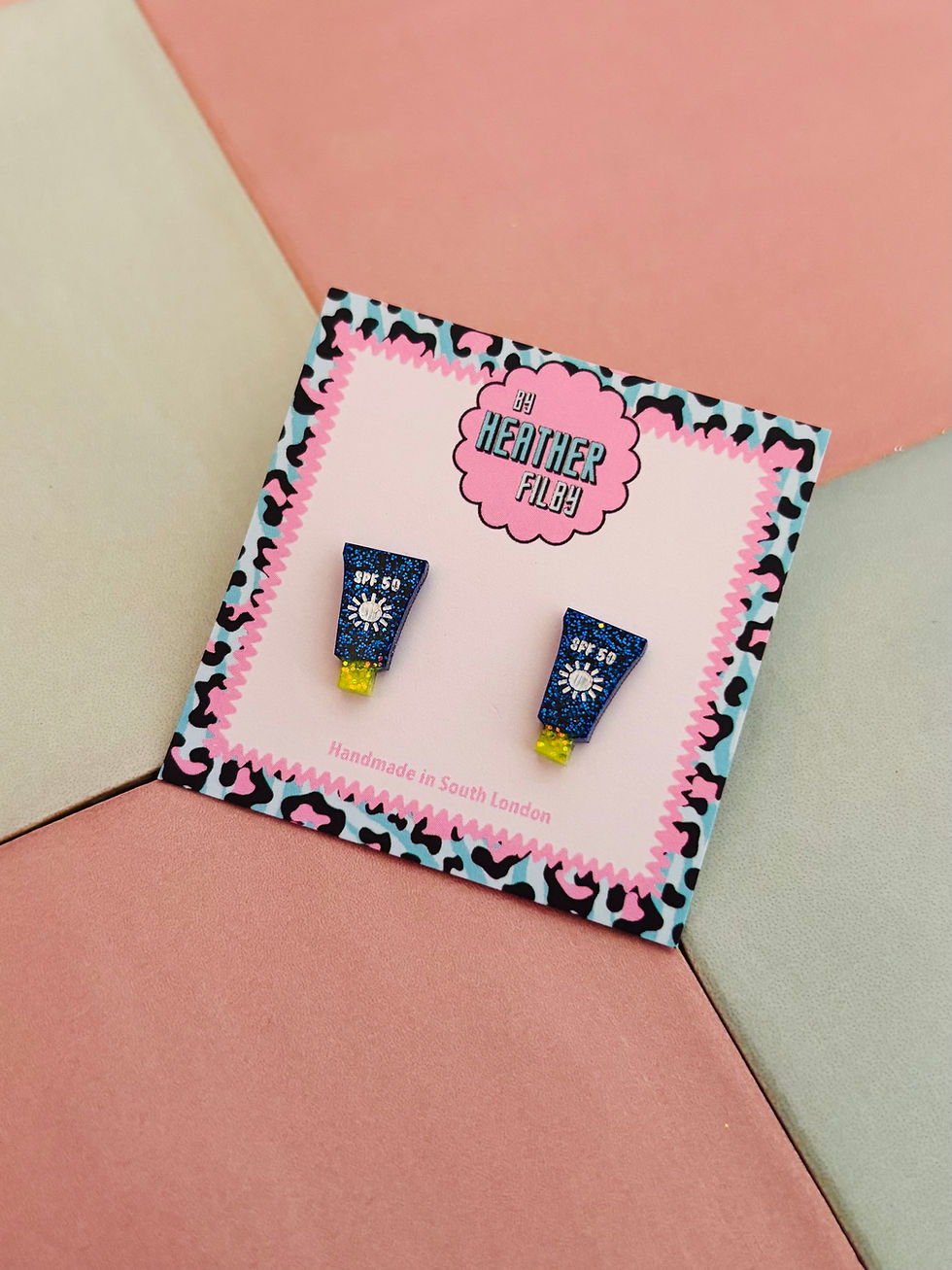 Thumbnail: 🧴Sun Cream Glitter Stud Earrings