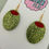 Thumbnail: Olive Glitter Resin Earrings