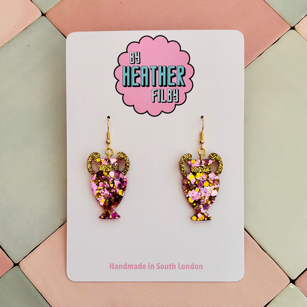 Thumbnail: 🏺 Vase Glitter Earrings