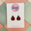 Thumbnail: Ladybug Glitter Resin Earrings