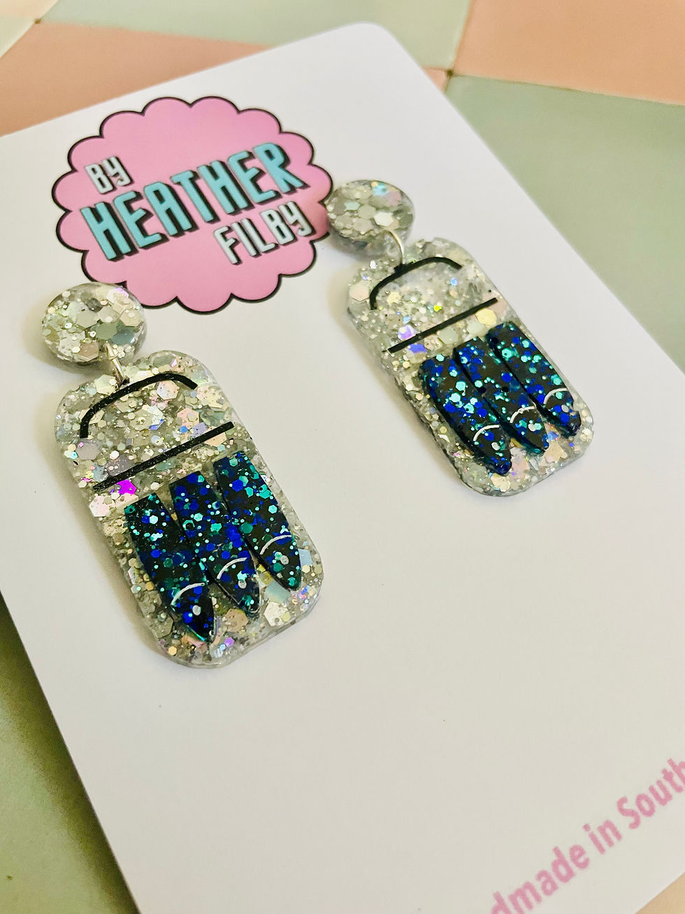 Thumbnail: 🐟 The Sardines Glitter Statement Earrings