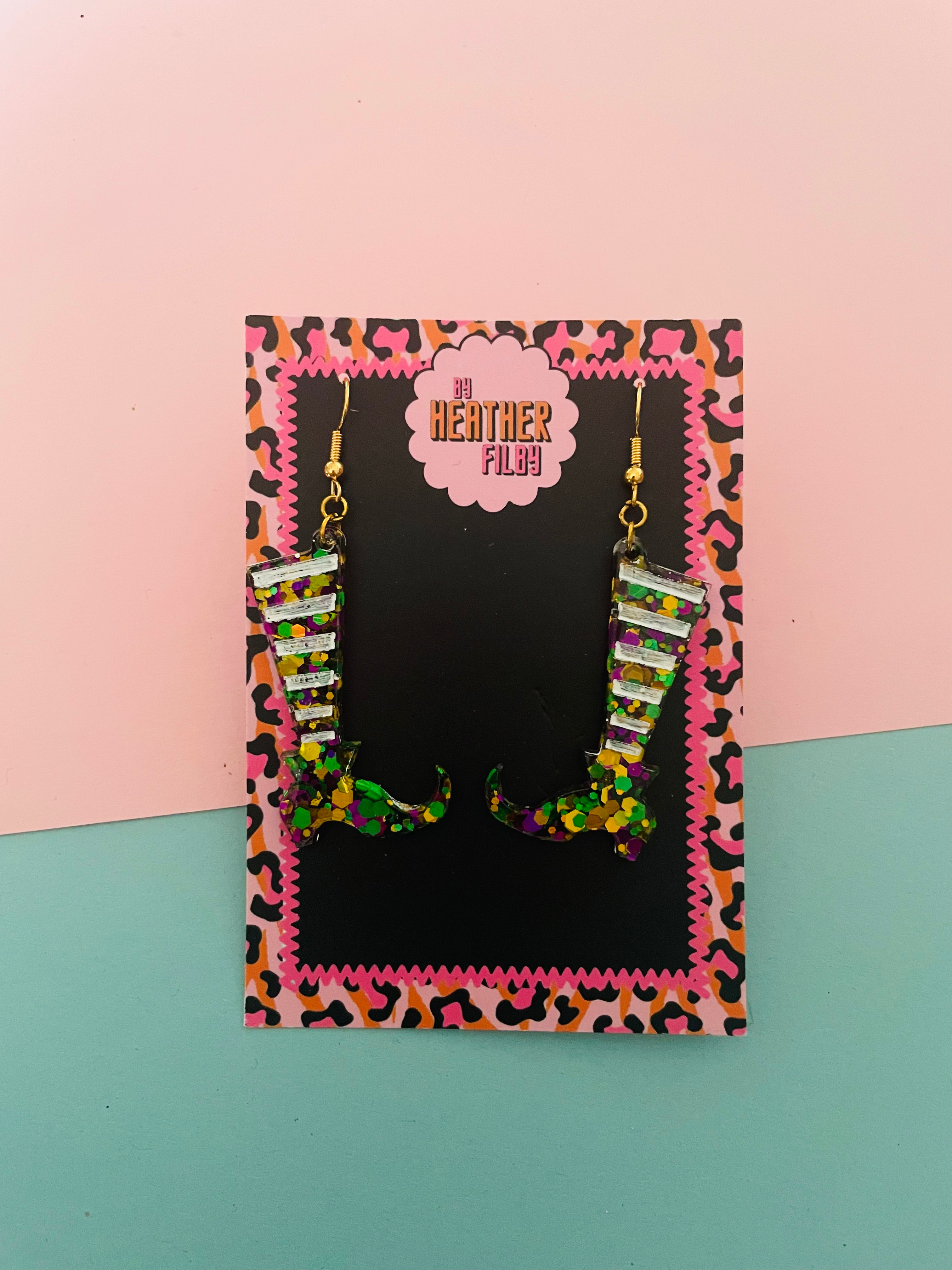 Witches Legs Earrings