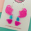 Thumbnail: Pink and blue tea pot and cup glitter earrings