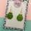 Thumbnail: Green Bug Glitter Earrings