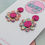 Thumbnail: Glitter daisy flower earrings