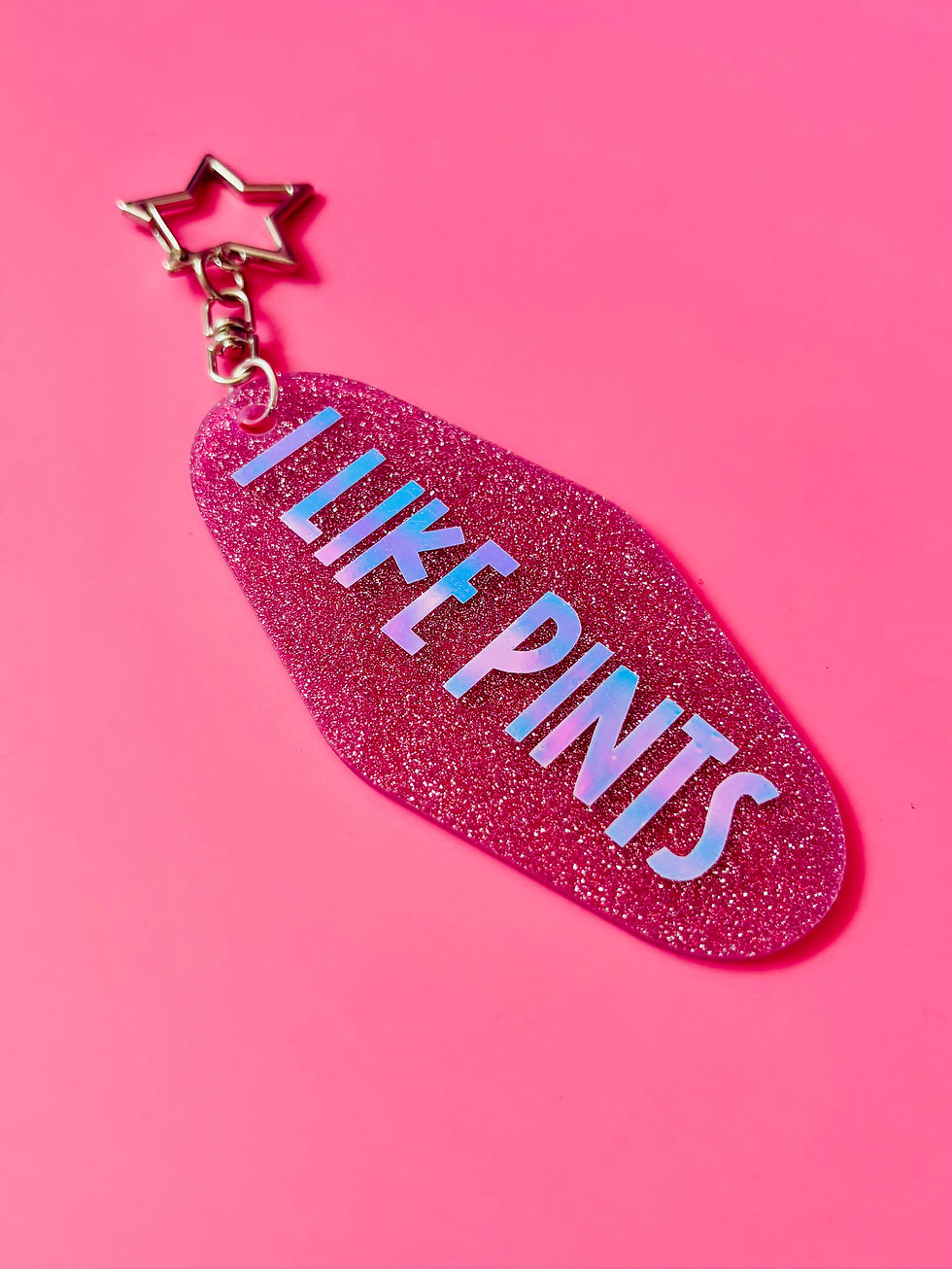 Thumbnail: 🍺 The SPARKLY "I Like Pints" Motel Keyring