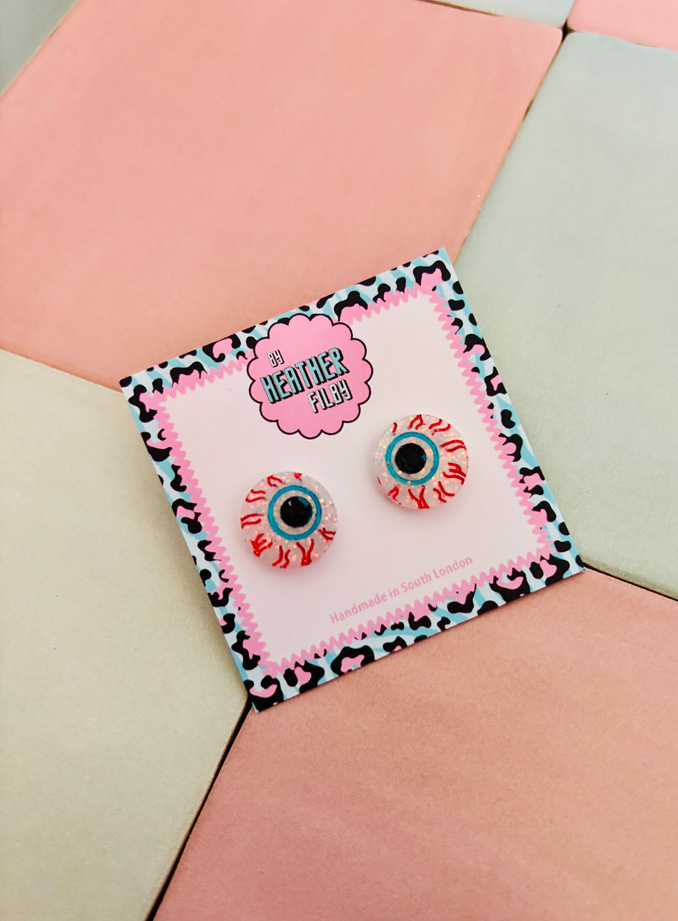 Thumbnail: 👁️ Eyeball Halloween Glitter Studs