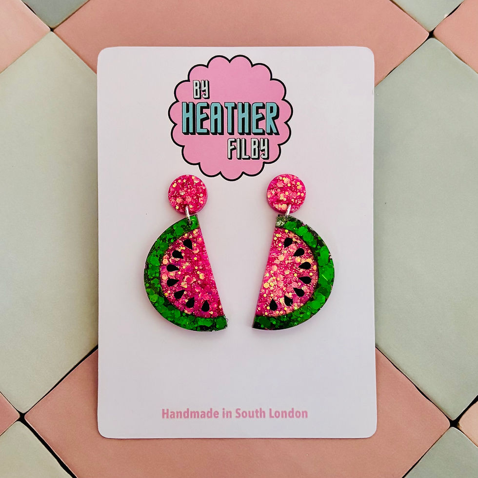 Thumbnail: 🍉 The One in a Watermelon Statement Earrings