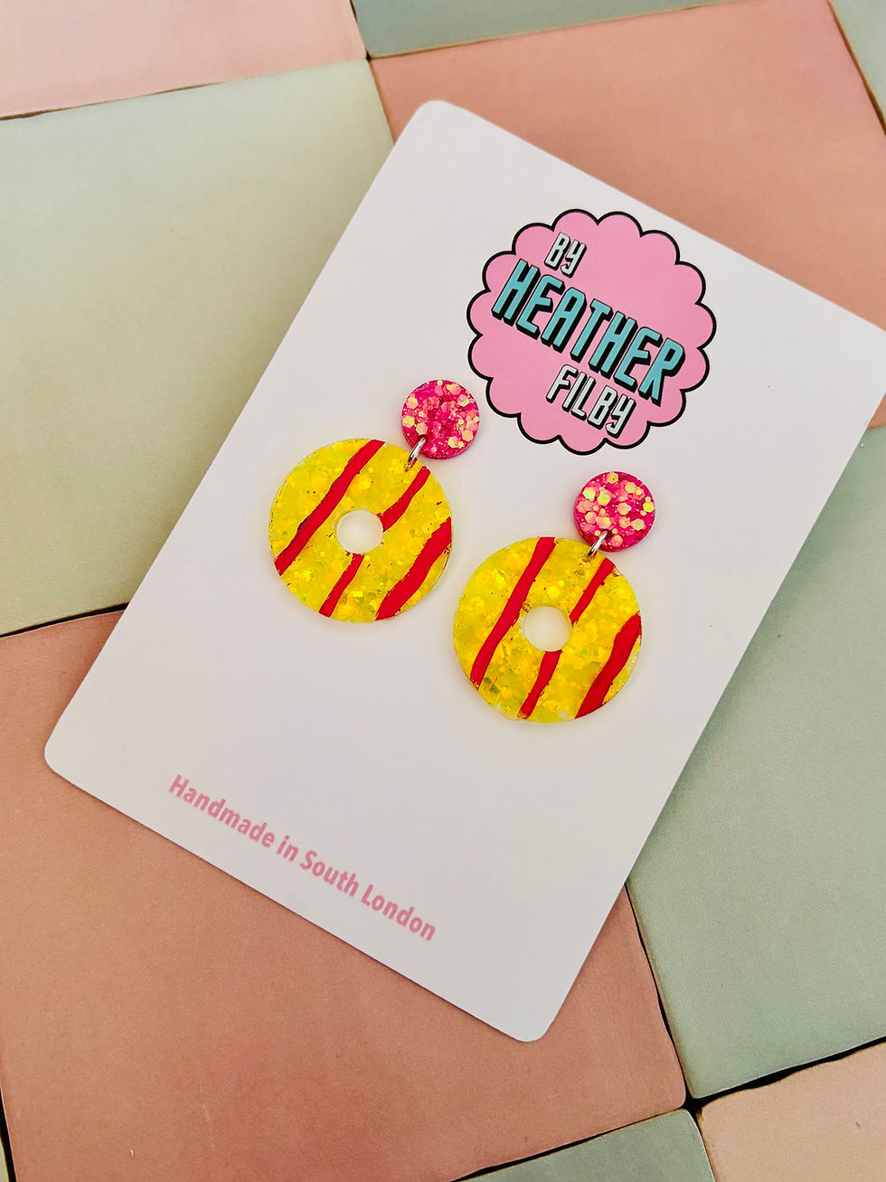 Thumbnail: 🍪 Party Ring Glitter Earrings