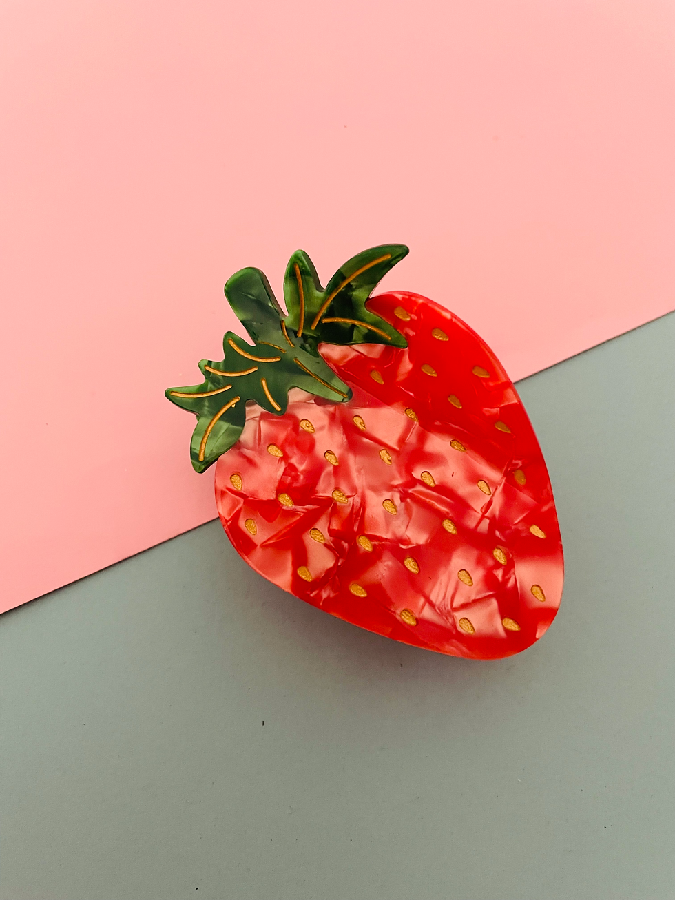 Thumbnail: Large Strawberry Hair Claw