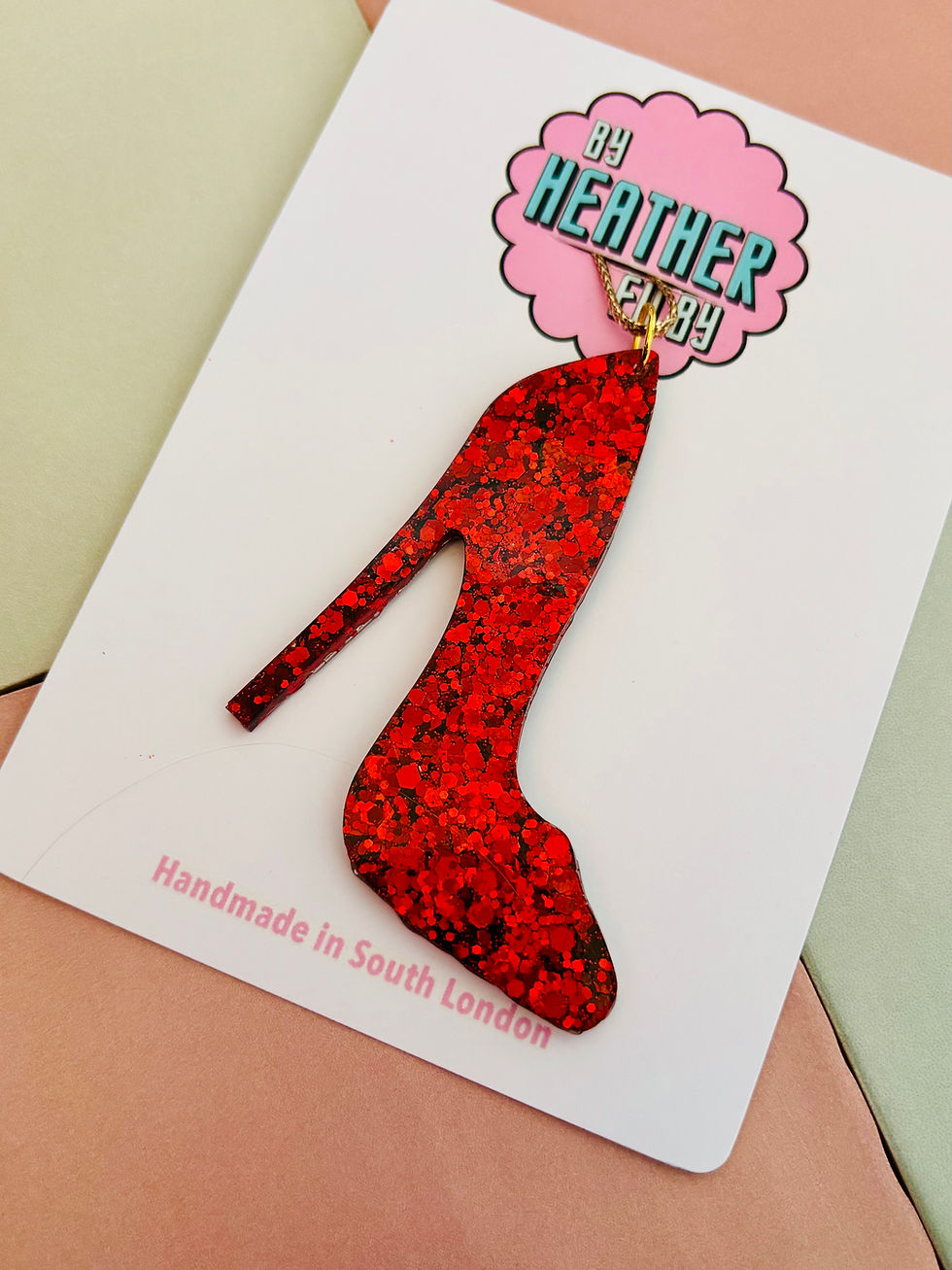 Thumbnail: 👠 Red High Heel Christmas Tree Decoration