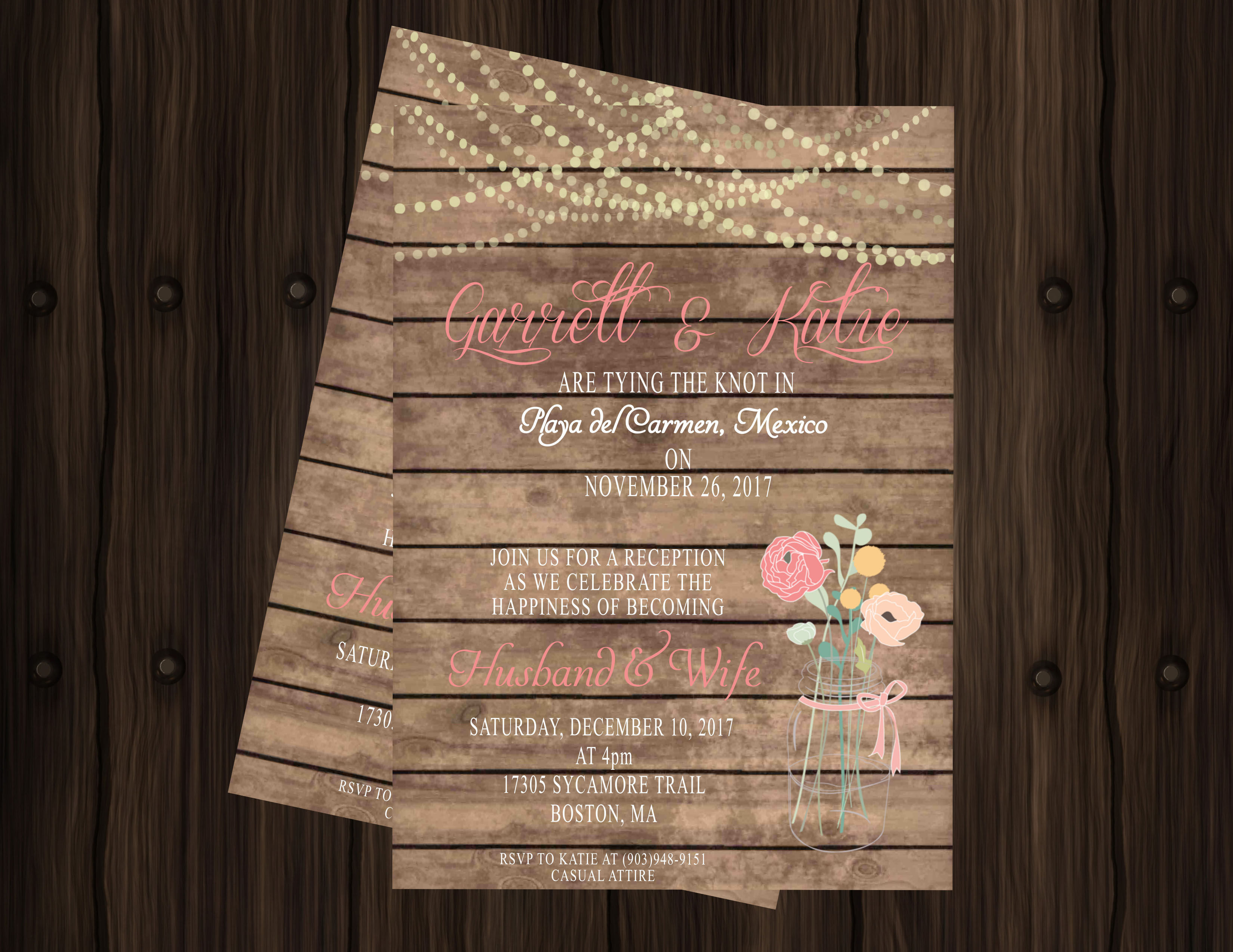 Flower Rustic Wedding