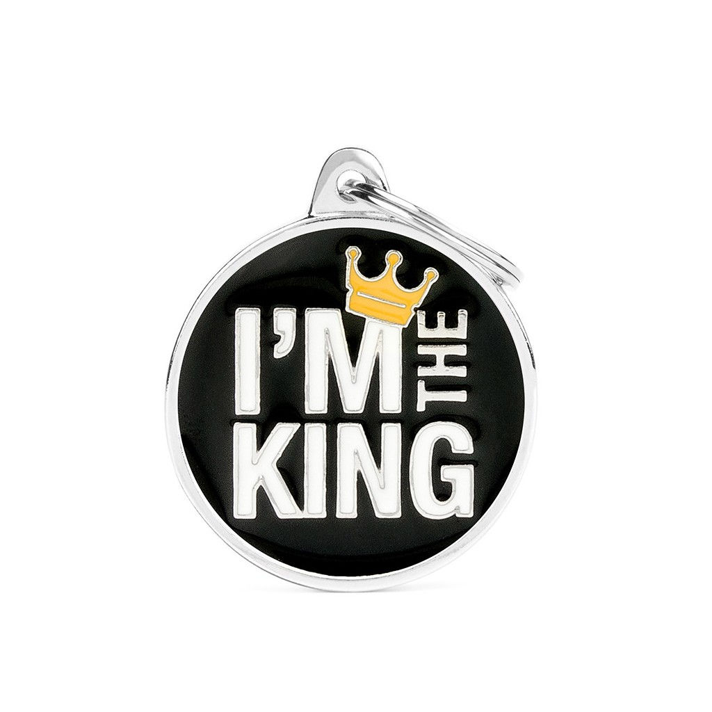 Placa de identificación I 'm The King Grande | My Family